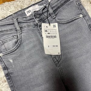 High rise skinny jeans from Zara